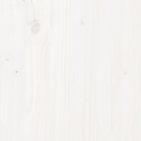 Thumbnail for Schreibtisch Weiß 110x53x117 cm Massivholz Kiefer