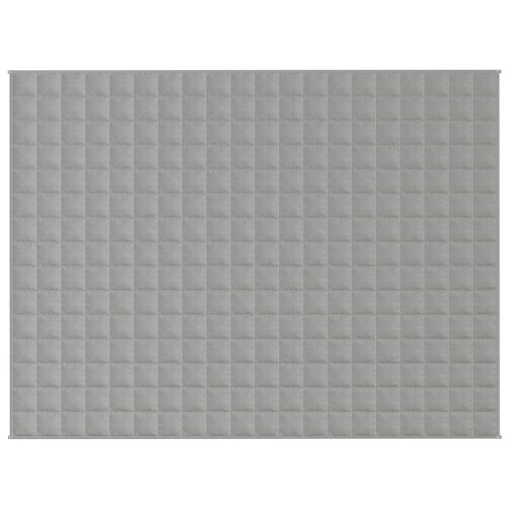Gewichtsdecke Grau 150x200 cm 7 kg Stoff