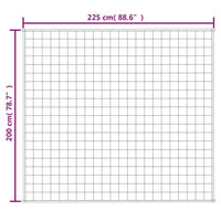 Thumbnail for Gewichtsdecke Grau 200x225 cm 13 kg Stoff