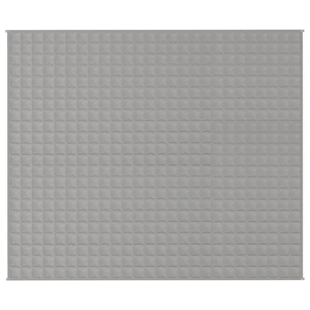 Gewichtsdecke Grau 220x260 cm 11 kg Stoff