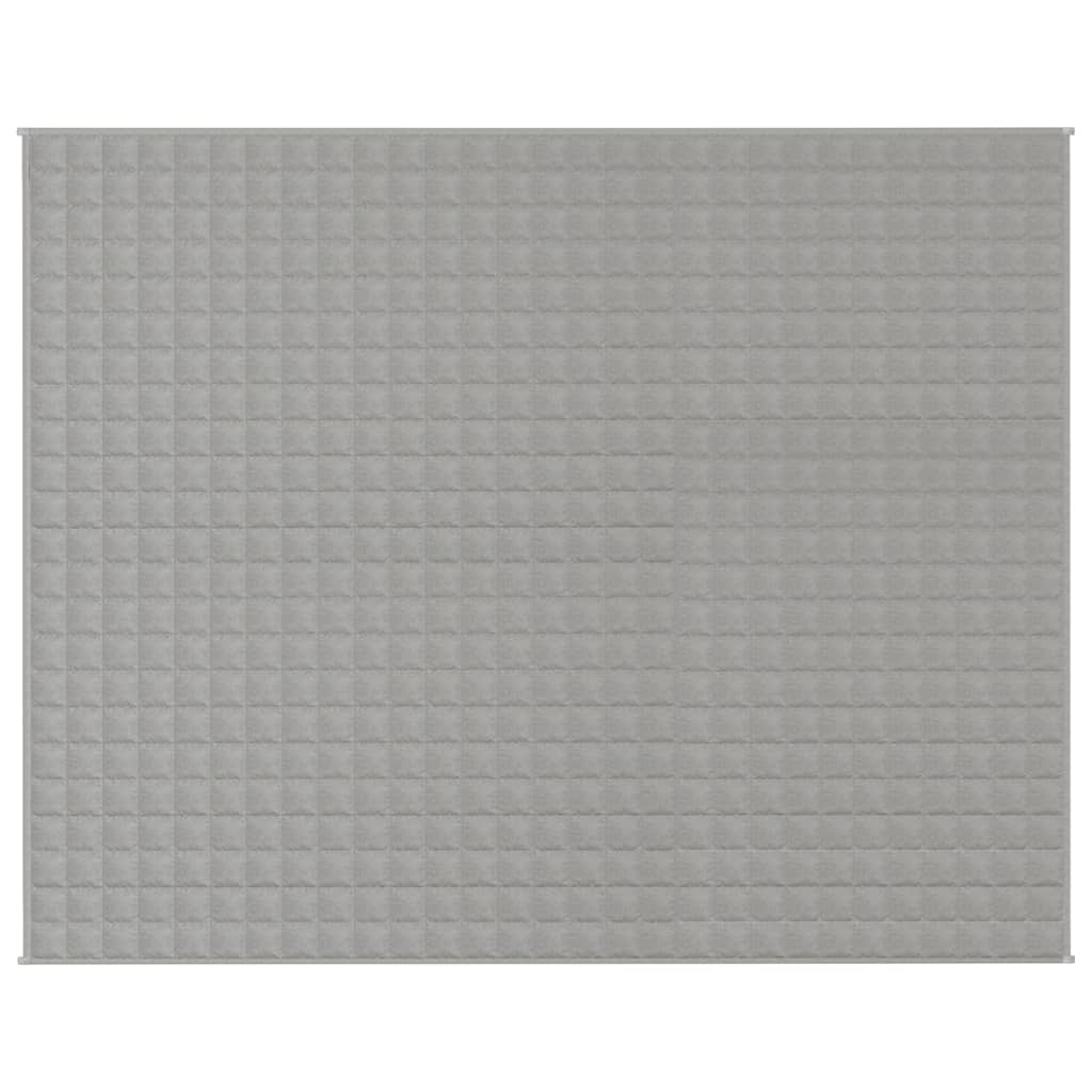 Gewichtsdecke Grau 235x290 cm 11 kg Stoff