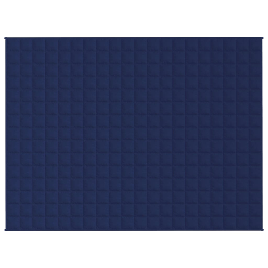 Gewichtsdecke Blau 150x200 cm 11 kg Stoff