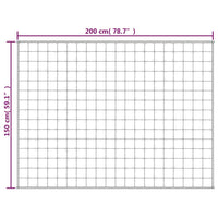 Thumbnail for Gewichtsdecke Blau 150x200 cm 11 kg Stoff