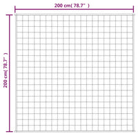 Thumbnail for Gewichtsdecke Blau 200x200 cm 13 kg Stoff