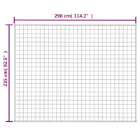 Thumbnail for Gewichtsdecke Blau 235x290 cm 11 kg Stoff