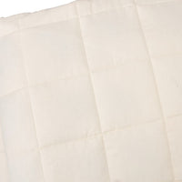Thumbnail for Gewichtsdecke Hellcreme 200x200 cm 13 kg Stoff