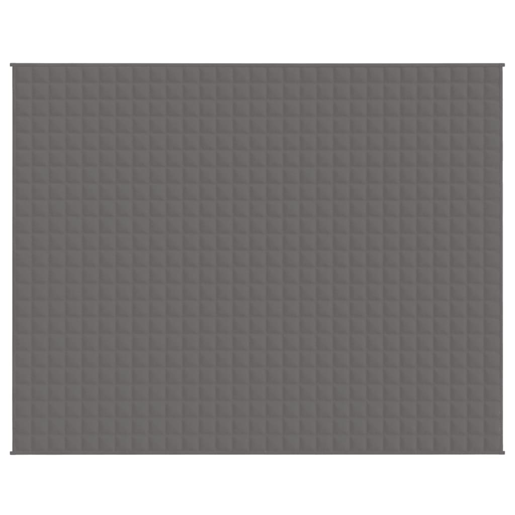 Gewichtsdecke Grau 235x290 cm 11 kg Stoff