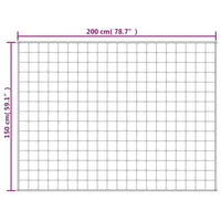 Thumbnail for Gewichtsdecke Blau 150x200 cm 7 kg Stoff