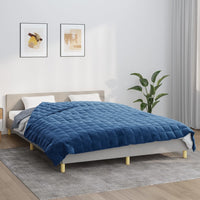 Thumbnail for Gewichtsdecke Blau 200x200 cm 13 kg Stoff