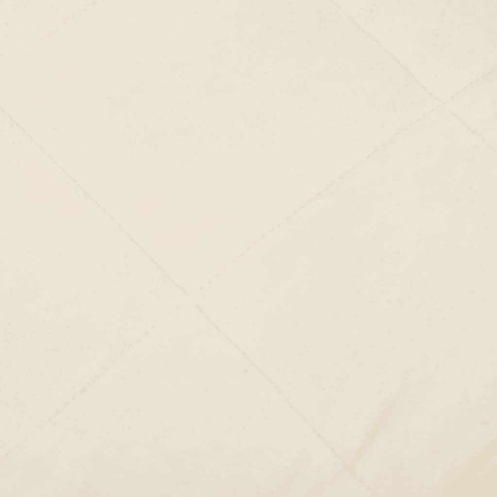 Gewichtsdecke Hellcreme 235x290 cm 11 kg Stoff