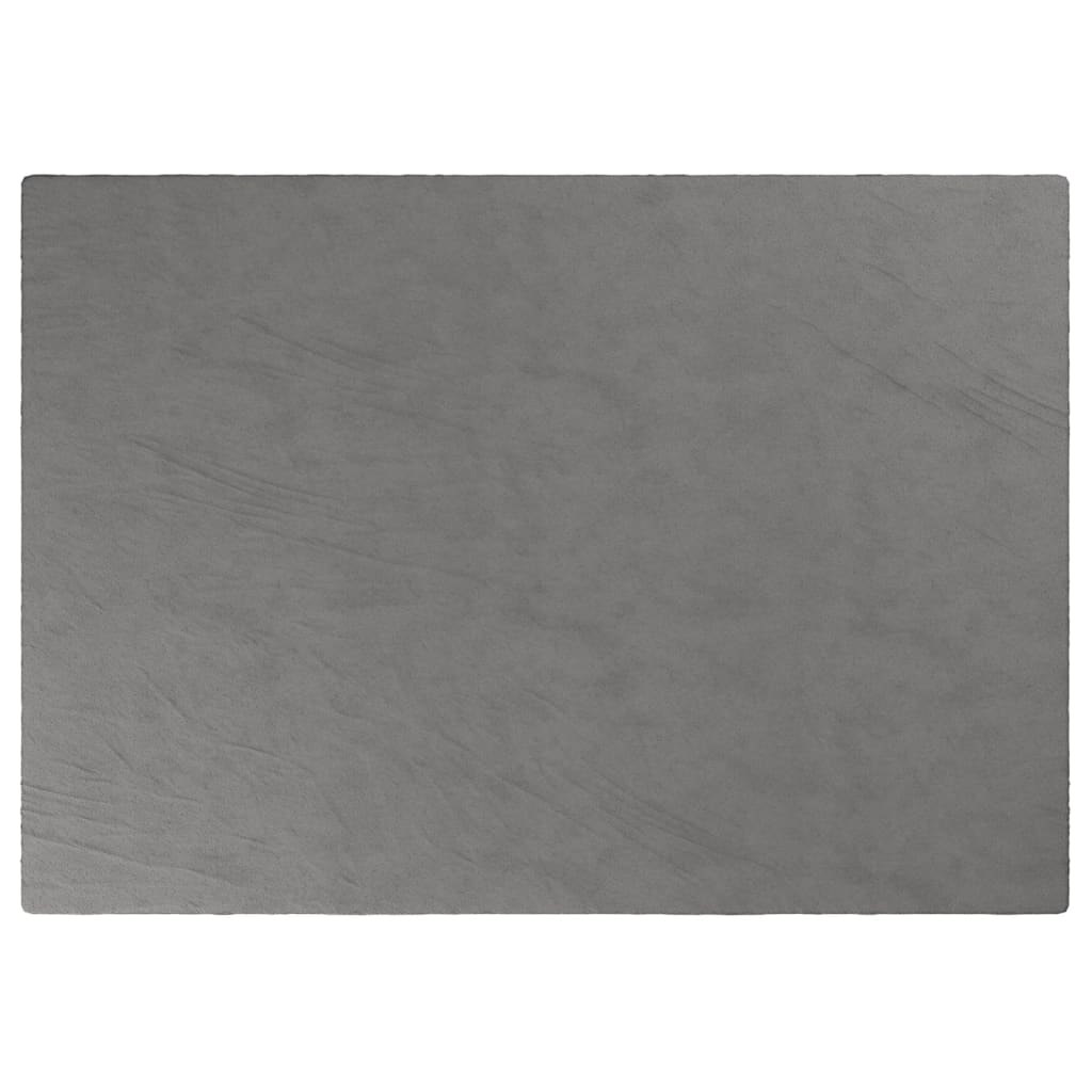 Gewichtsdecke mit Bezug Grau 155x220 cm 11 kg Stoff