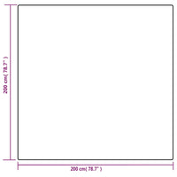 Thumbnail for Gewichtsdecke mit Bezug Grau 200x200 cm 9 kg Stoff