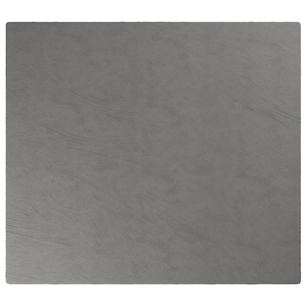 Gewichtsdecke mit Bezug Grau 200x225 cm 9 kg Stoff