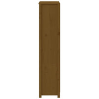 Thumbnail for Highboard Honigbraun 80x35x154 cm Massivholz Kiefer