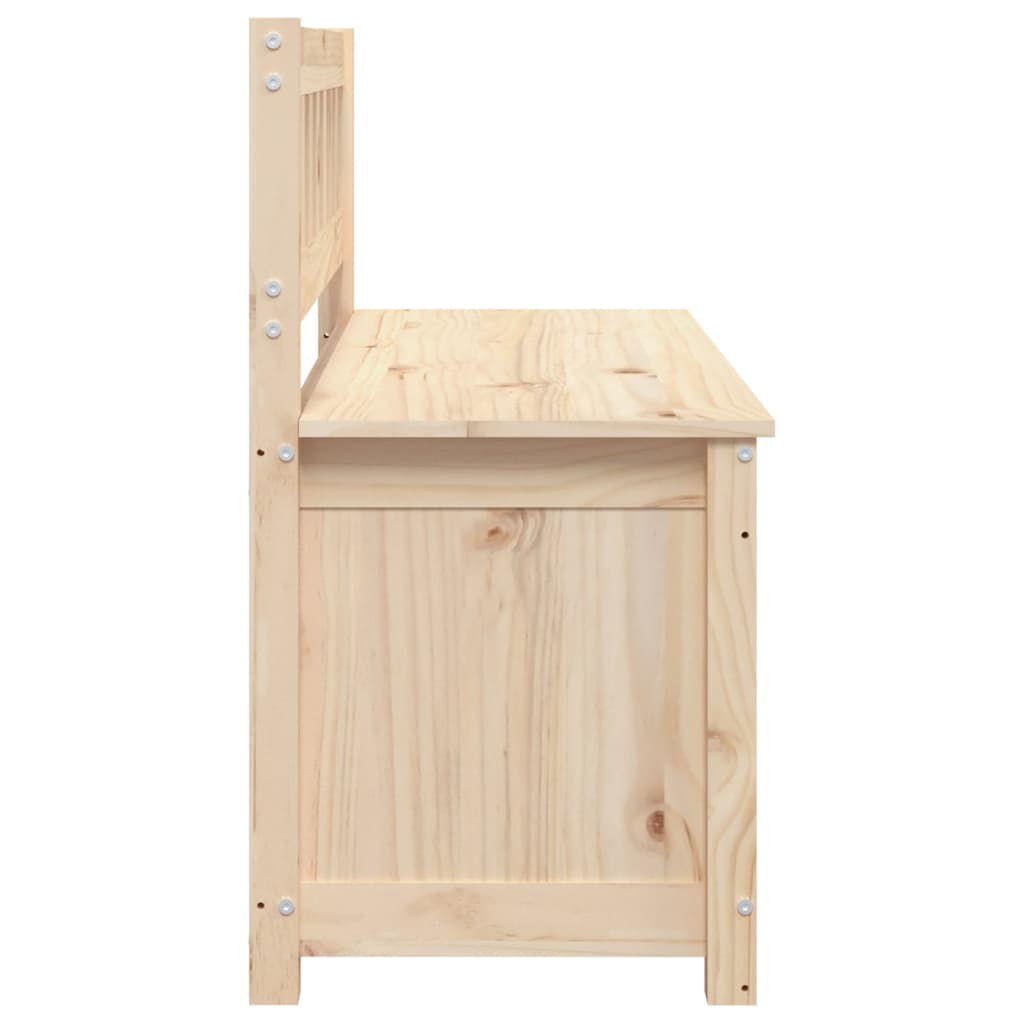 Sitzbank 110x41x76,5 cm Massivholz Kiefer