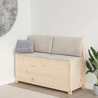 Thumbnail for Sitzbank 110x41x76,5 cm Massivholz Kiefer