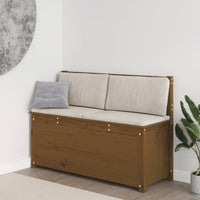 Thumbnail for Sitzbank Honigbraun 110x41x76,5 cm Massivholz Kiefer