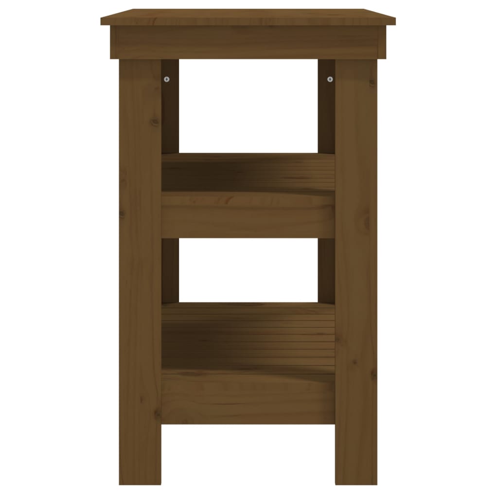 Werkbank Honigbraun 78,5x50x80 cm Massivholz Kiefer
