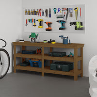 Thumbnail for Werkbank Honigbraun 181x50x80 cm Massivholz Kiefer