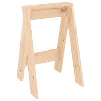 Thumbnail for Hocker 2 Stk. 40x40x60 cm Massivholz Kiefer