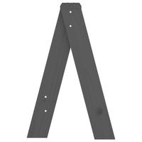 Thumbnail for Hocker 2 Stk. Grau 40x40x60 cm Massivholz Kiefer