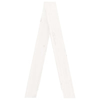 Thumbnail for Hocker 2 Stk. Weiß 40x40x75 cm Massivholz Kiefer