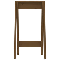 Thumbnail for Hocker 2 Stk. Honigbraun 40x40x75 cm Massivholz Kiefer