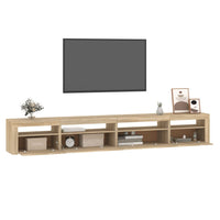 Thumbnail for TV-Schrank mit LED-Leuchten Sonoma-Eiche 270x35x40 cm