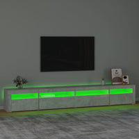 Thumbnail for TV-Schrank mit LED-Leuchten Betongrau 270x35x40 cm
