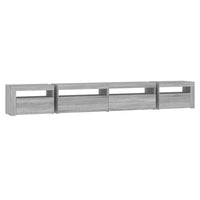 Thumbnail for TV-Schrank mit LED-Leuchten Grau Sonoma 270x35x40 cm