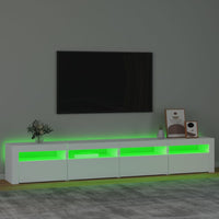 Thumbnail for TV-Schrank mit LED-Leuchten Weiß 240x35x40 cm