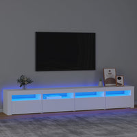 Thumbnail for TV-Schrank mit LED-Leuchten Weiß 240x35x40 cm