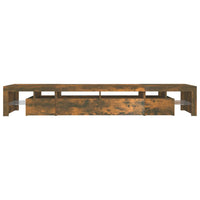 Thumbnail for TV-Schrank mit LED-Leuchten Räuchereiche 260x36,5x40 cm