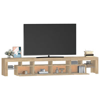 Thumbnail for TV-Schrank mit LED-Leuchten Sonoma-Eiche 230x36,5x40 cm
