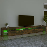 Thumbnail for TV-Schrank mit LED-Leuchten Räuchereiche 290x36,5x40 cm