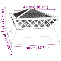 Thumbnail for Feuerschale mit Schürhaken 50 cm XXL Stahl