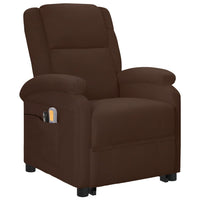 Thumbnail for Elektrischer Massagesessel mit Aufstehhilfe Braun Kunstleder