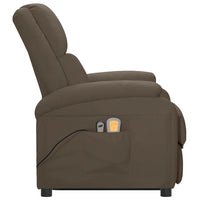 Thumbnail for Elektrischer Massagesessel mit Aufstehhilfe Grau Kunstleder