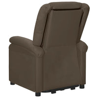 Thumbnail for Elektrischer Massagesessel mit Aufstehhilfe Grau Kunstleder