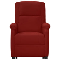 Thumbnail for Elektrischer Massagesessel mit Aufstehhilfe Weinrot Kunstleder