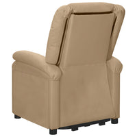Thumbnail for Massagesessel Elektrisch mit Aufstehhilfe Cappuccino Kunstleder