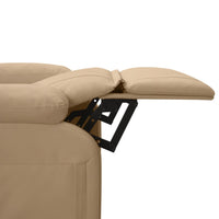 Thumbnail for Massagesessel Elektrisch mit Aufstehhilfe Cappuccino Kunstleder