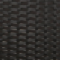 Thumbnail for Gartenbank 2-Sitzer mit Kissen Schwarz Poly Rattan