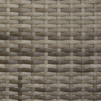 Thumbnail for Gartenbank 3-Sitzer mit Kissen Grau Poly Rattan