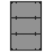 Thumbnail for 6-tlg. Garten-Lounge-Set mit Kissen Schwarz Poly Rattan