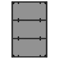 Thumbnail for 6-tlg. Garten-Lounge-Set mit Kissen Schwarz Poly Rattan