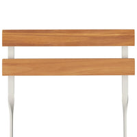 Thumbnail for Bistrostühle 6 Stk. Klappbar Massivholz Akazie und Stahl