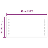 Thumbnail for LED-Badspiegel 20x40 cm