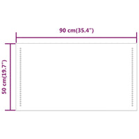 Thumbnail for LED-Badspiegel 50x90 cm