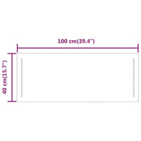 Thumbnail for LED-Badspiegel 40x100 cm